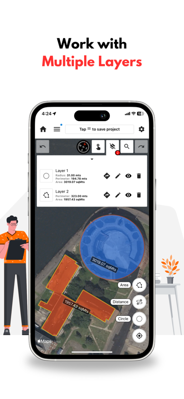 area measurement tools